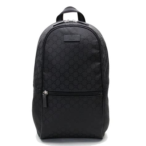 gucci black backpack 2016|Gucci guccissima slim backpack.